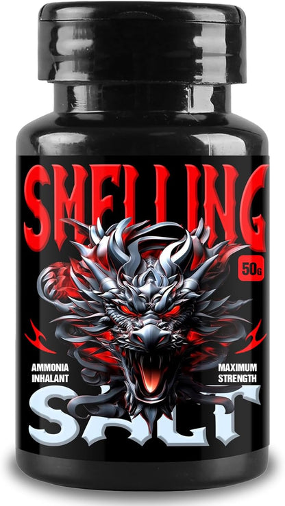 Smelling Salts, Portable Ammonia Smelling Salts for Athletes, Elevated Performance, Improved Concentration, Safe and Gentle