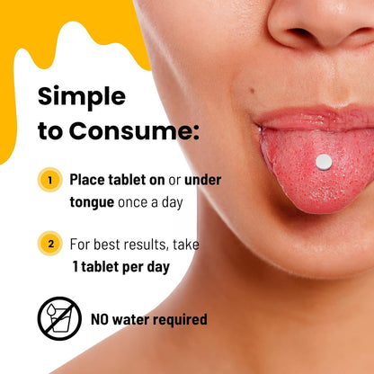 Nutrameltz 維生素 C 和鋅 - 免疫增強補充劑，支持頭髮生長，幫助組織發育，速溶片，用於維生素缺乏症 - 檸檬和橙子味（60 片）