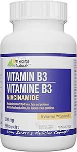 Westcoast Naturals 菸鹼醯胺膠囊，500 毫克
