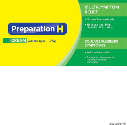 Preparation H 多症状痔疮治疗膏（含 Bio-Dyne），25 克装