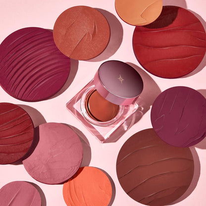 Colorbar Sinful Lip N Cheek Mousse Tint - 粉狀霧面腮紅，適用於臉頰和有色潤唇膏 - 二合一輕盈配方 - 007 Nude Moc - 4 克