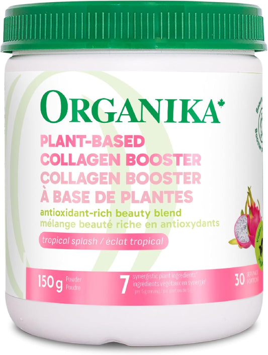 Organika Plant Based Collagen Booster- Helps Support the Production and Protection of Collagen- 150g