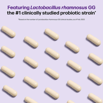 Culturelle 每日消化健康益生菌，男女适用 | 含 100% 天然来源的乳酸杆菌 GG 菌株 †††††† | 药剂师推荐 ††††† | 不含麸质和素食 | 30 粒胶囊