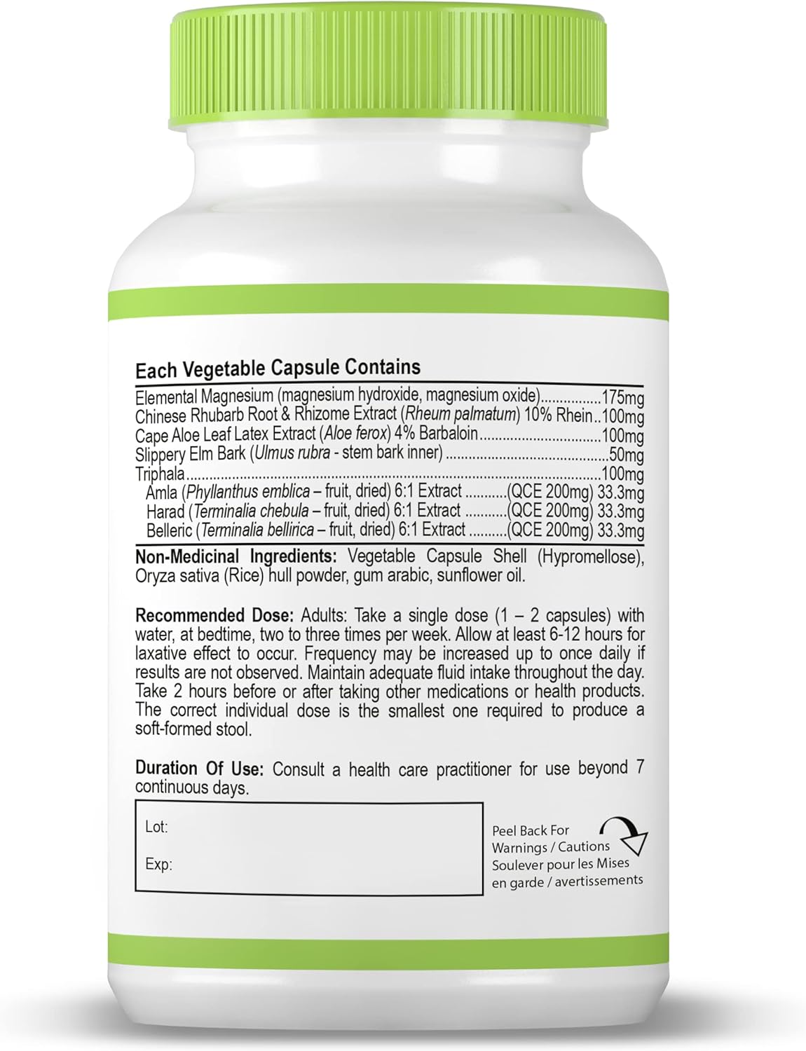 HEALTHOLOGY Go-Lax，腸道配方，天然瀉藥，有效緩解便秘補充劑，120 粒