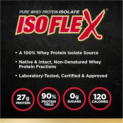 ALLMAX Nutrition - ISOFLEX - 100% Ultra-Pure Whey Protein Isolate - Chocolate - 1 Pound