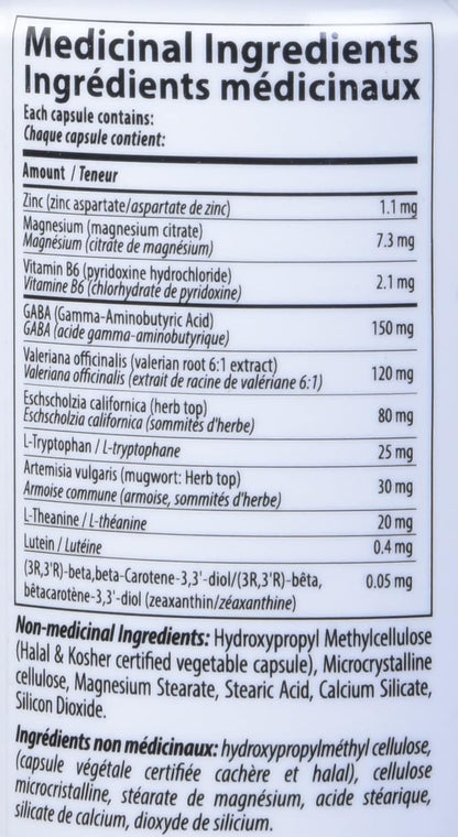 Nutrabolics Sleep Hack 120粒膠囊 - 助眠劑，讓您睡得更深更安穩，GABA，纈草