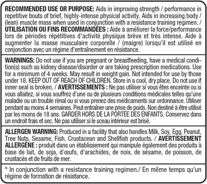 ALLMAX Nutrition - 肌​​酸 3000，肌酸一水合物胶囊，用于增强力量和肌肉恢复，无麸质且快速吸收，3000 毫克，120 粒胶囊