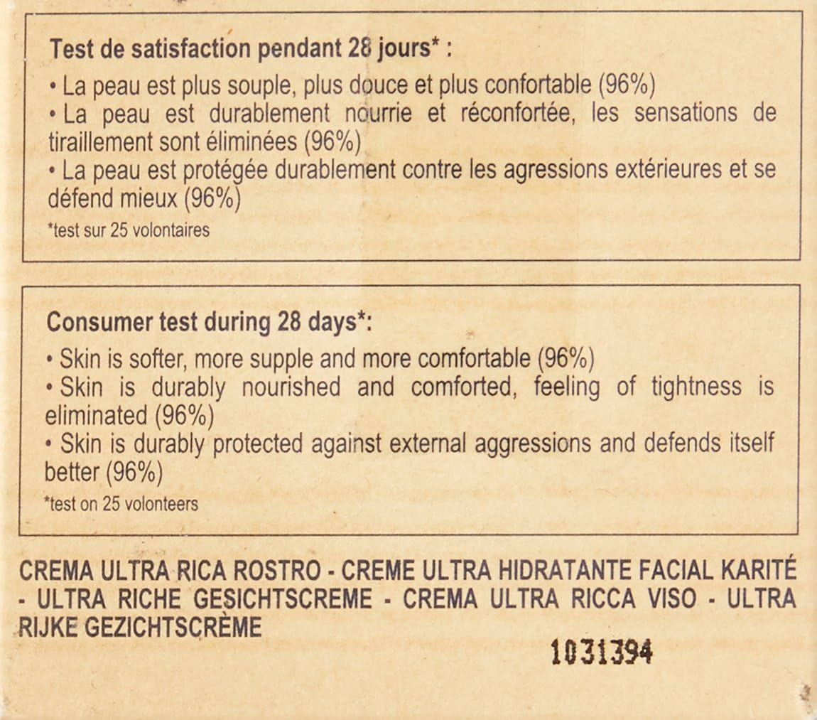 L'OCCITANE LOccitane Shea Butter Ultra Rich Face Cream Face Cream Unisex 1.7 oz