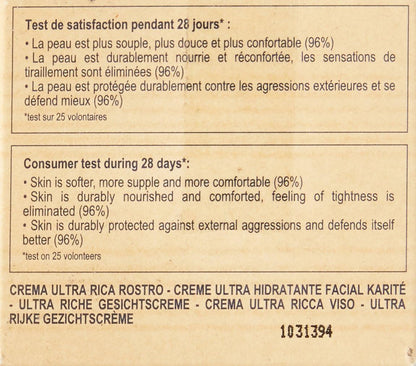 L'OCCITANE LOccitane Shea Butter Ultra Rich Face Cream Face Cream Unisex 1.7 oz