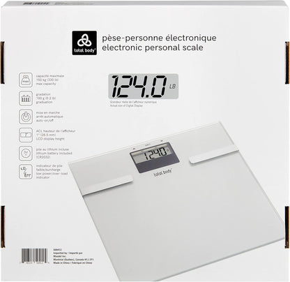 超薄电子体重秤，带体脂指示器