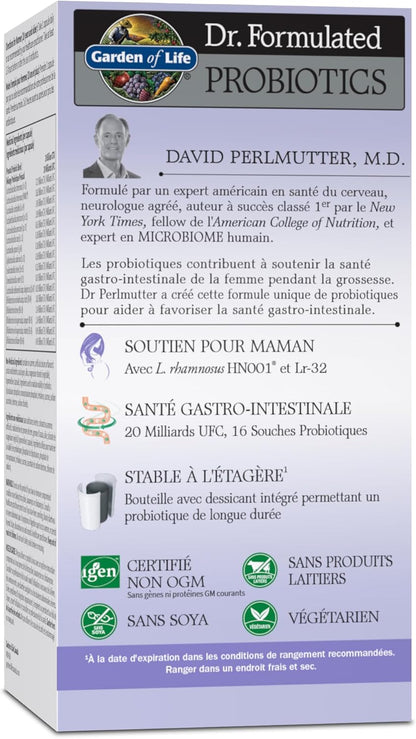 生命花園 - 博士配方產前益生菌 | 懷孕和哺乳期媽媽的益生菌支持 | 200億菌落形成單位 + 16種益生菌菌株 | 不含麩質、乳製品、大豆、素食、非基因