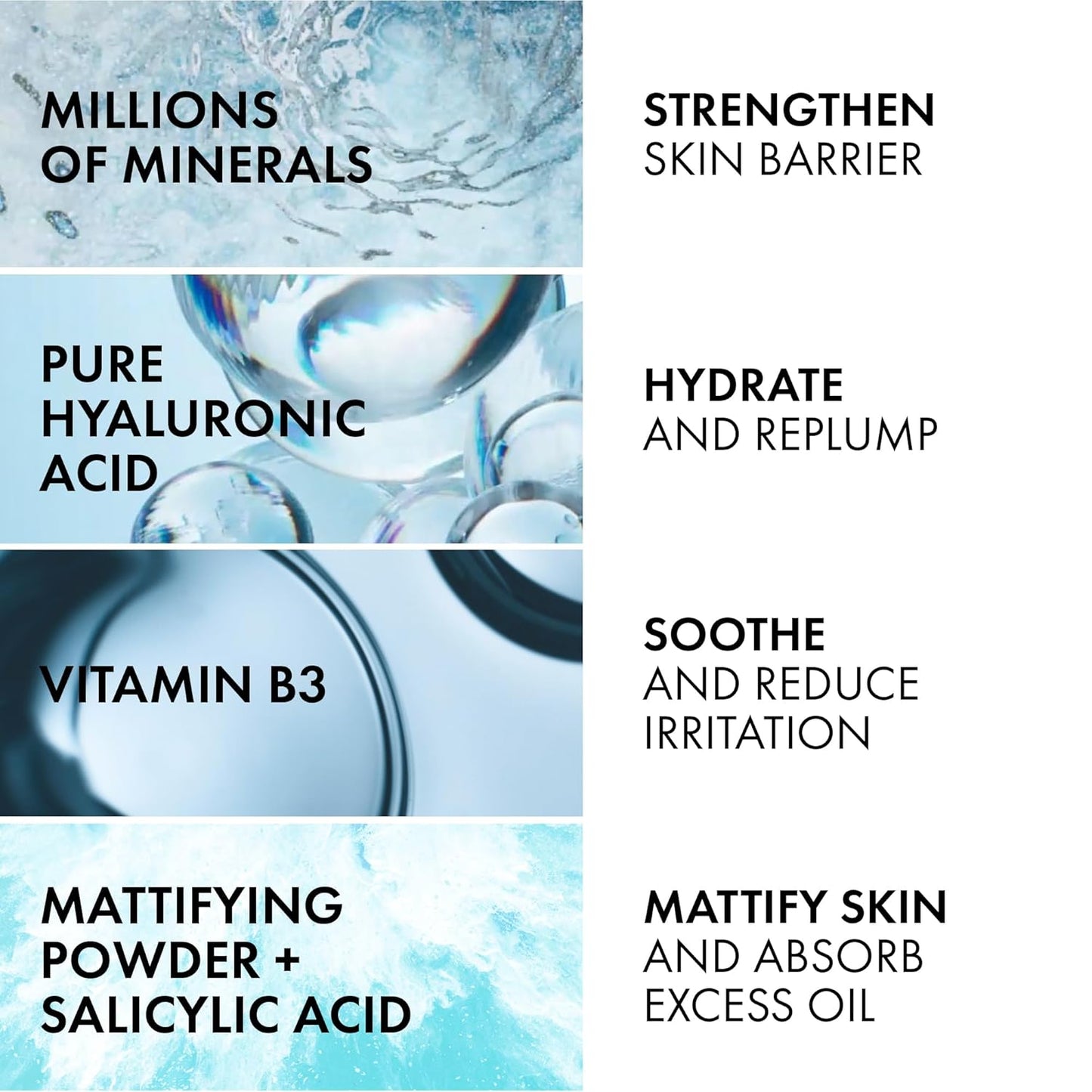 薇姿保湿面霜，矿物 89 哑光冰糕无香凝胶和透明质酸面部精华套装，适合中性至油性、敏感性肌肤，皮肤科医生推荐