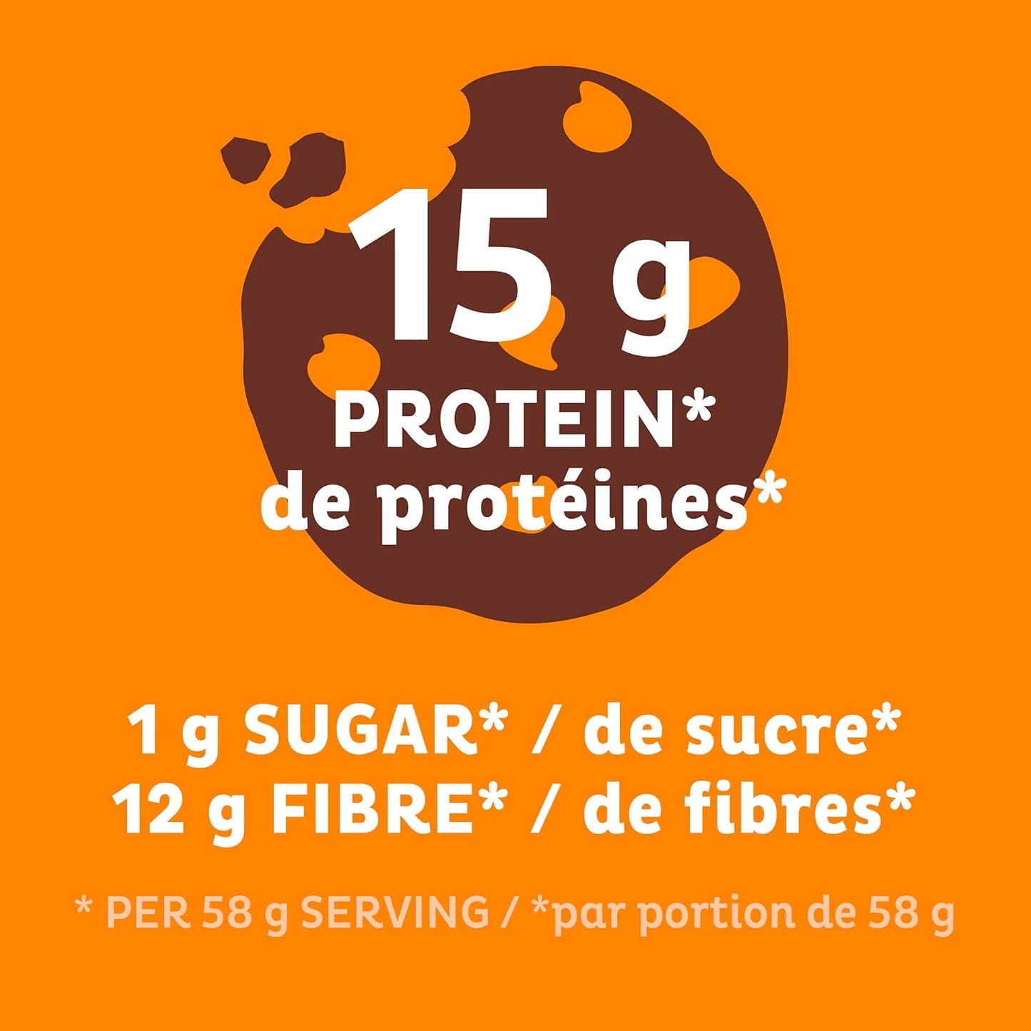 Quest Nutrition Peanut Butter High Protein Cookie, Low Sugar, High Fibre, Keto Friendly, 15g Protein, 1g Sugar, 12ct