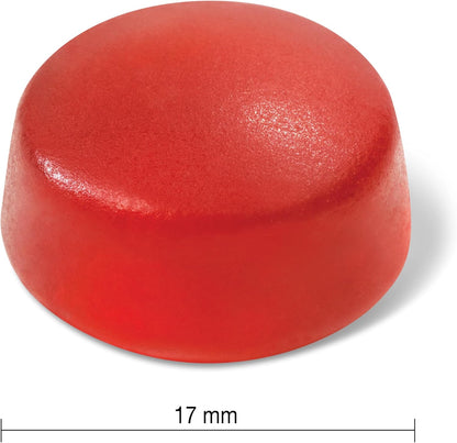 Jamieson蔓越莓10000毫克软糖，蔓越莓草莓味，添加维生素C和D-甘露糖。提供尿路感染防护，增强免疫力，素食，非转基因，不含人工色素、香精或防腐剂，60粒