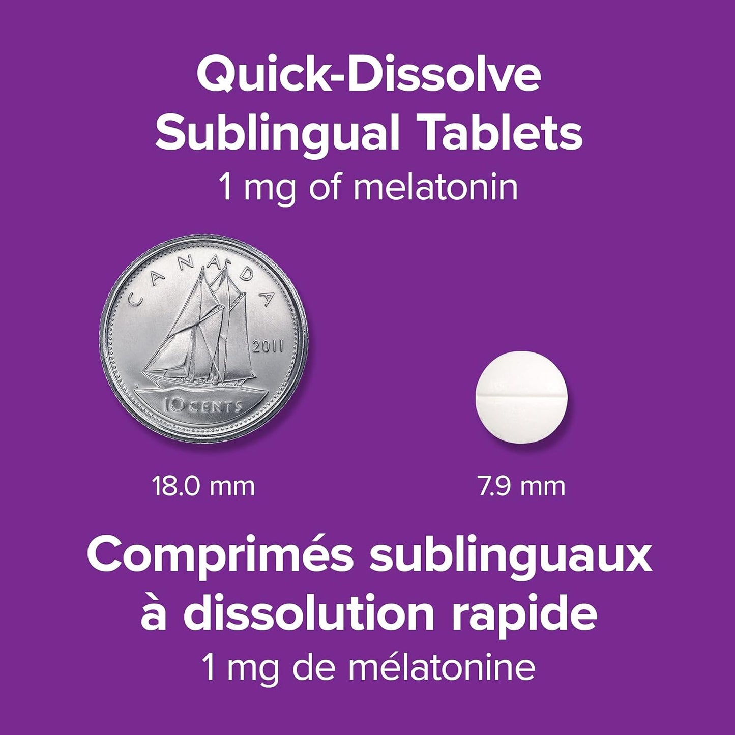 Webber Naturals 褪黑激素 1 毫克，90 片速溶片，助眠，素食