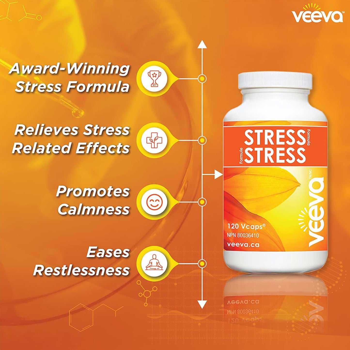 Veeva Stress Formula - 60 粒素食膠囊