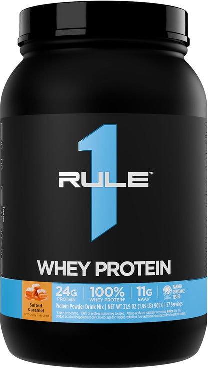 Rule 1 Whey Blend 27 serv Lightly Salted Caramel 1.99 lbs