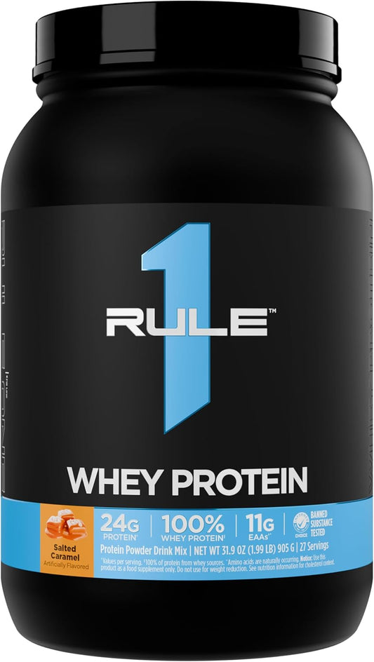 Rule 1 Whey Blend 27 serv Lightly Salted Caramel 1.99 lbs