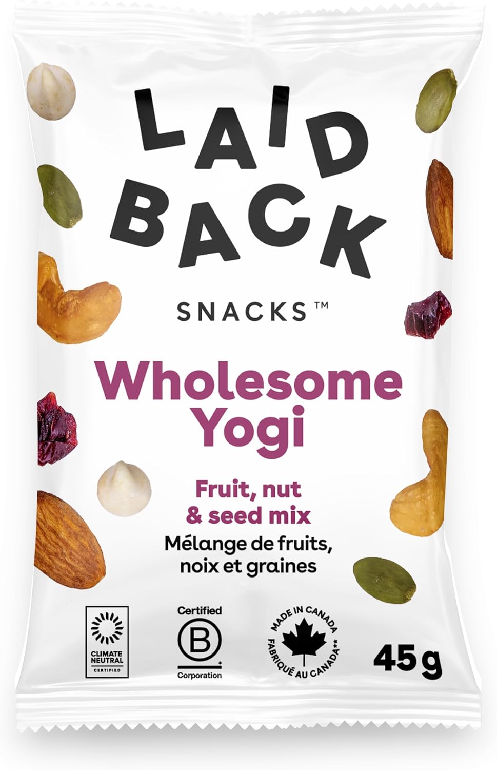 Laid Back Snacks 健康瑜伽士 45克