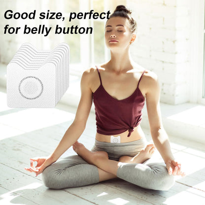 BOXOB 30片装蓖麻油贴片，自粘式护垫，防漏蓖麻油贴片，适用于肚脐关节、肩颈足部，是居家旅行的完美礼物