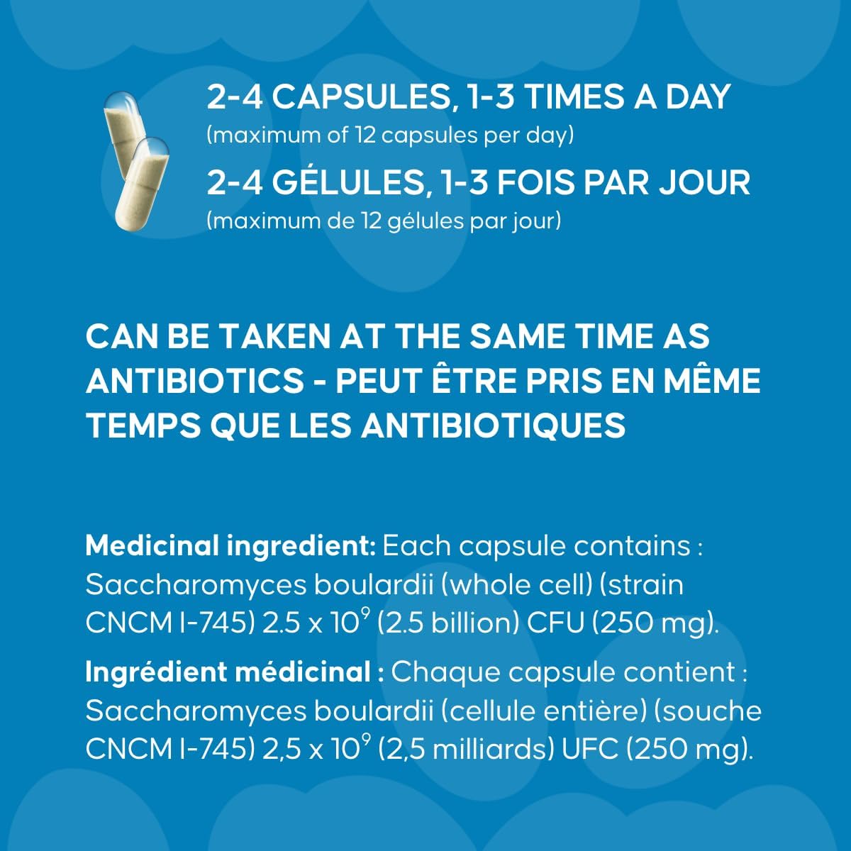 Florastor - 布拉氏酵母菌 CNCM I-745 - 每日多效合一益生菌 - 腸道健康和消化支持 - 支持免疫系統 - 全球同類益生菌第一名 - 成人及家庭適用 50 粒膠囊