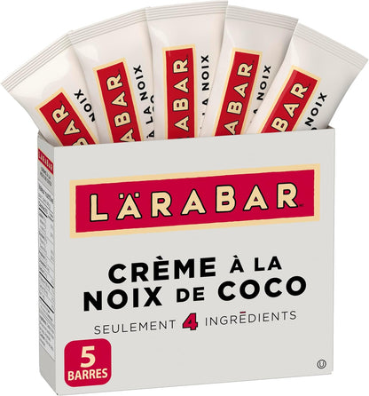 LÄRABAR 椰奶水果坚果能量棒，5条装，无麸质，纯素，零食棒
