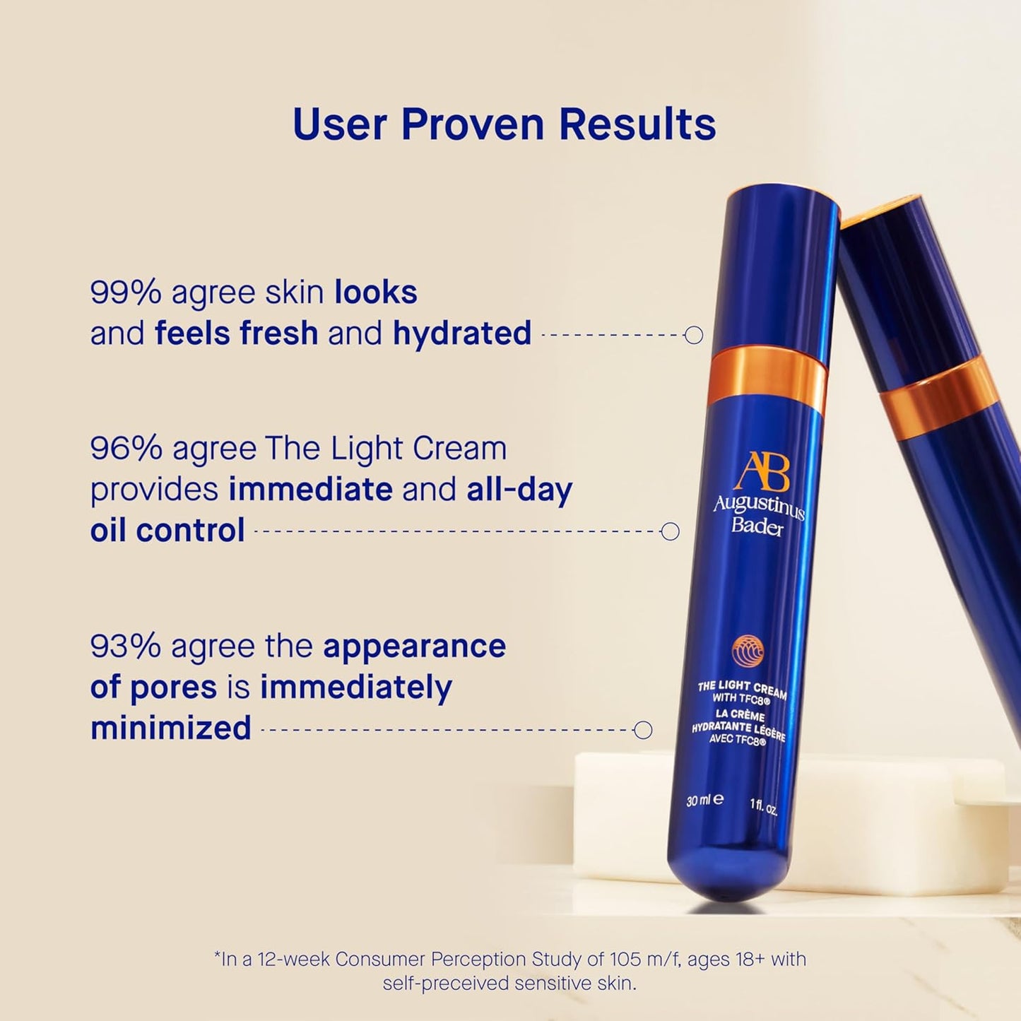 Augustinus Bader 轻盈面霜 男女通用 1 盎司