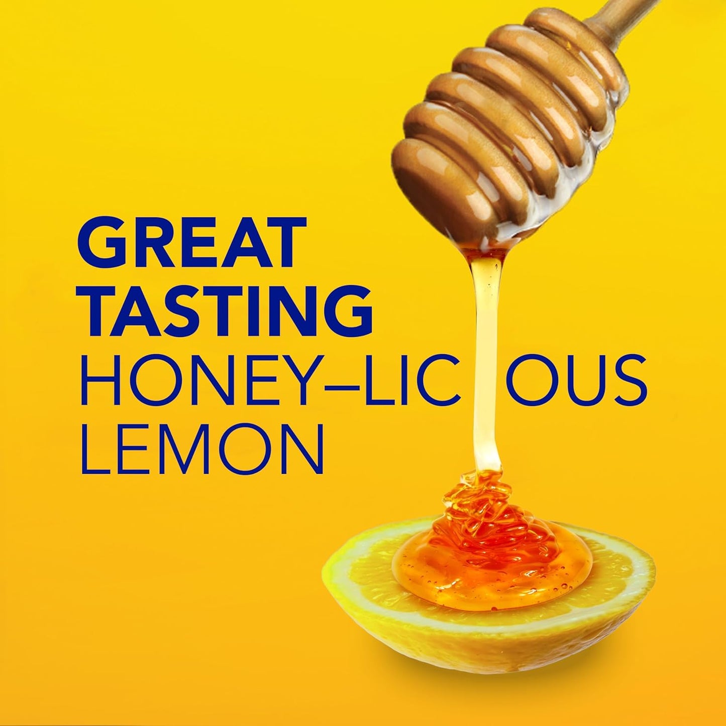 Vicks DayQuil 熱敷感冒、流感和鼻塞藥，白天使用，不引起困倦，緩解發燒和頭痛、咽喉痛、鼻塞、咳嗽，多效合一，蜂蜜檸檬味，8 包粉劑