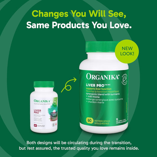 Organika Liver Pro - Helps to protect and enhance liver function - 60vcaps