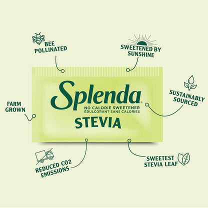 SPLENDA Stevia No Calorie Sweetener, Sugar Substitute Packets, 400 Count (Pack of 1)