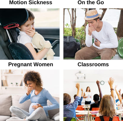 HCS 一次性嘔吐袋 | 144 個藍色醫用級嘔吐袋 | 40 液體盎司，帶易閉合環 | 嘔吐袋 一次性用於暈車、出租車、居家、旅行 | 便攜式嘔吐袋，防漏