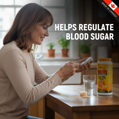 miNATURALS 純菊粉纖維粉 - 天然益生元纖維補充劑 (340克 - 81劑) - 橙口味