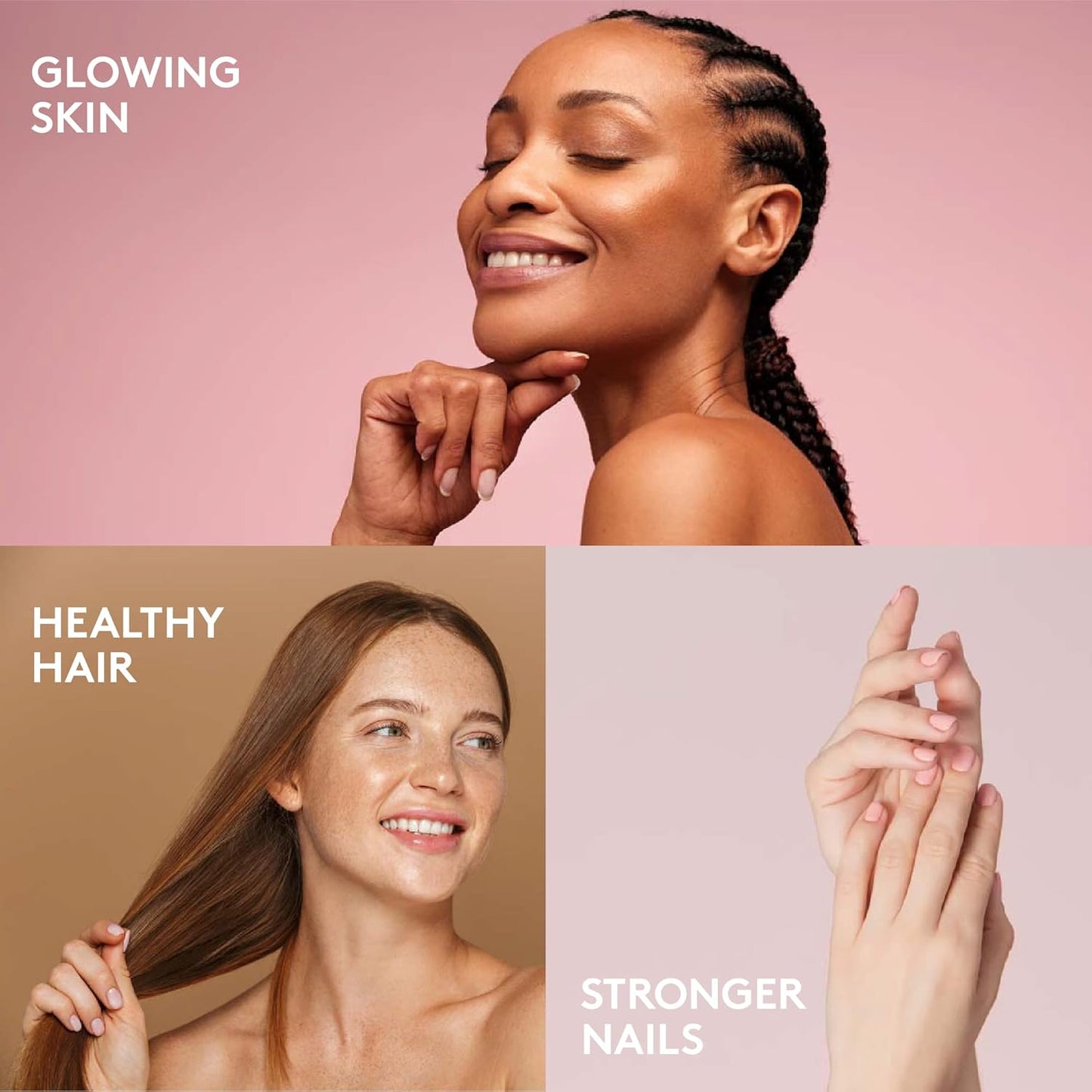 Sproos Beauty 膠原蛋白 | 水解膠原蛋白粉 + 生物素、透明質酸、鋅 | 增強型膠原蛋白肽粉，柑橘綠茶口味，桶裝，283 克