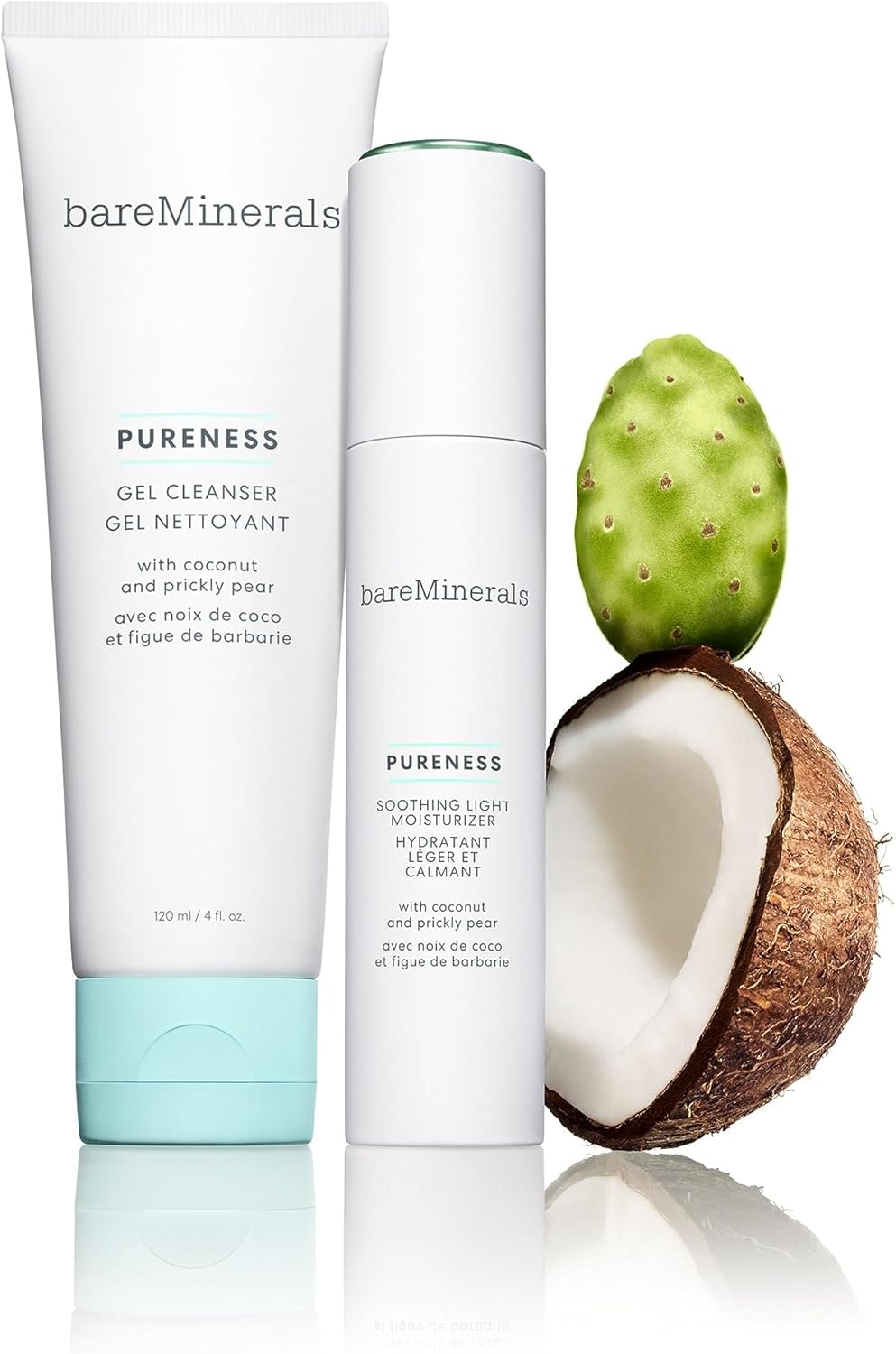 Bareminerals Pureness 椰子仙人掌果洁面凝胶 120 毫升 0.25 磅