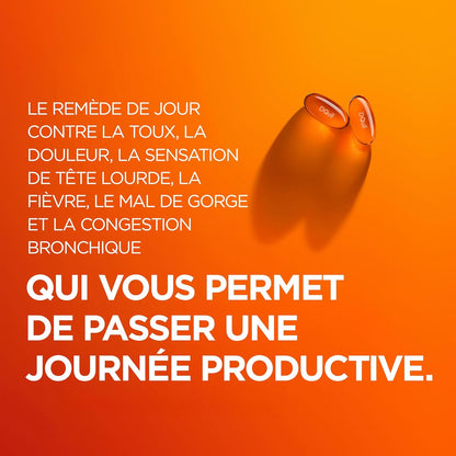 Vicks DayQuil 完全缓解感冒和流感症状及鼻塞液体胶囊，白天不瞌睡，缓解 9 种症状，36 粒