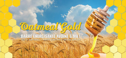 燕麦蜂蜜蛋白能量棒，无麸质零食，高纤维，黑巧克力杏仁，100克（12条）