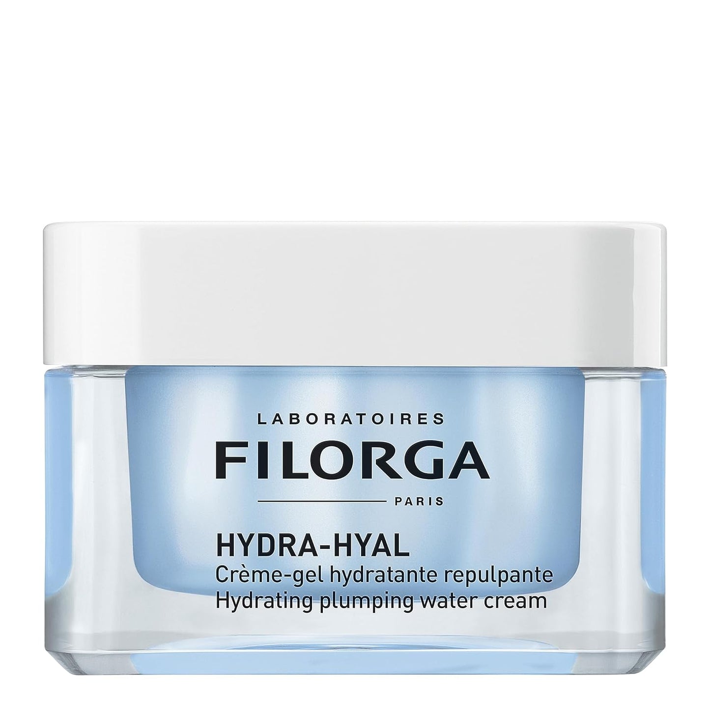 Filorga Hydra-Hyal Hydrating Plumping Water Cream - Face Gel-Cream For Combination To Oily Skin - With Hyaluronic Acids - Matyfying Cream-Gel Texture - 50ml