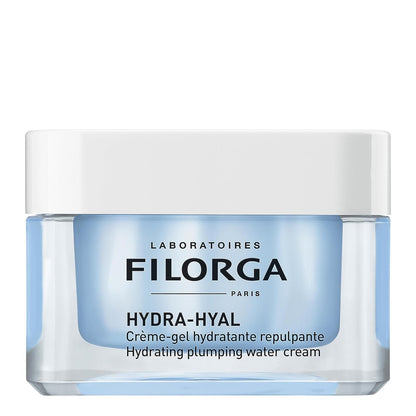 Filorga Hydra-Hyal Hydrating Plumping Water Cream - Face Gel-Cream For Combination To Oily Skin - With Hyaluronic Acids - Matyfying Cream-Gel Texture - 50ml