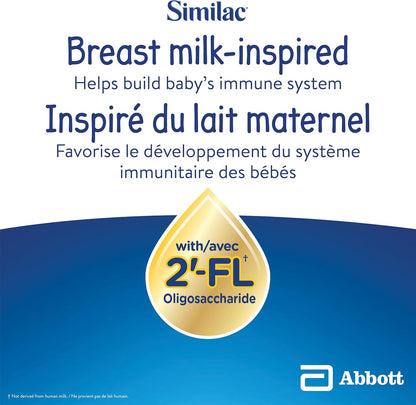 Similac Pro-Advance Step 1, Baby Formula, Our Closest Formula to Breast Milk with 2’-FL, Easy To Digest, 0+ Months, Powder, 859 g