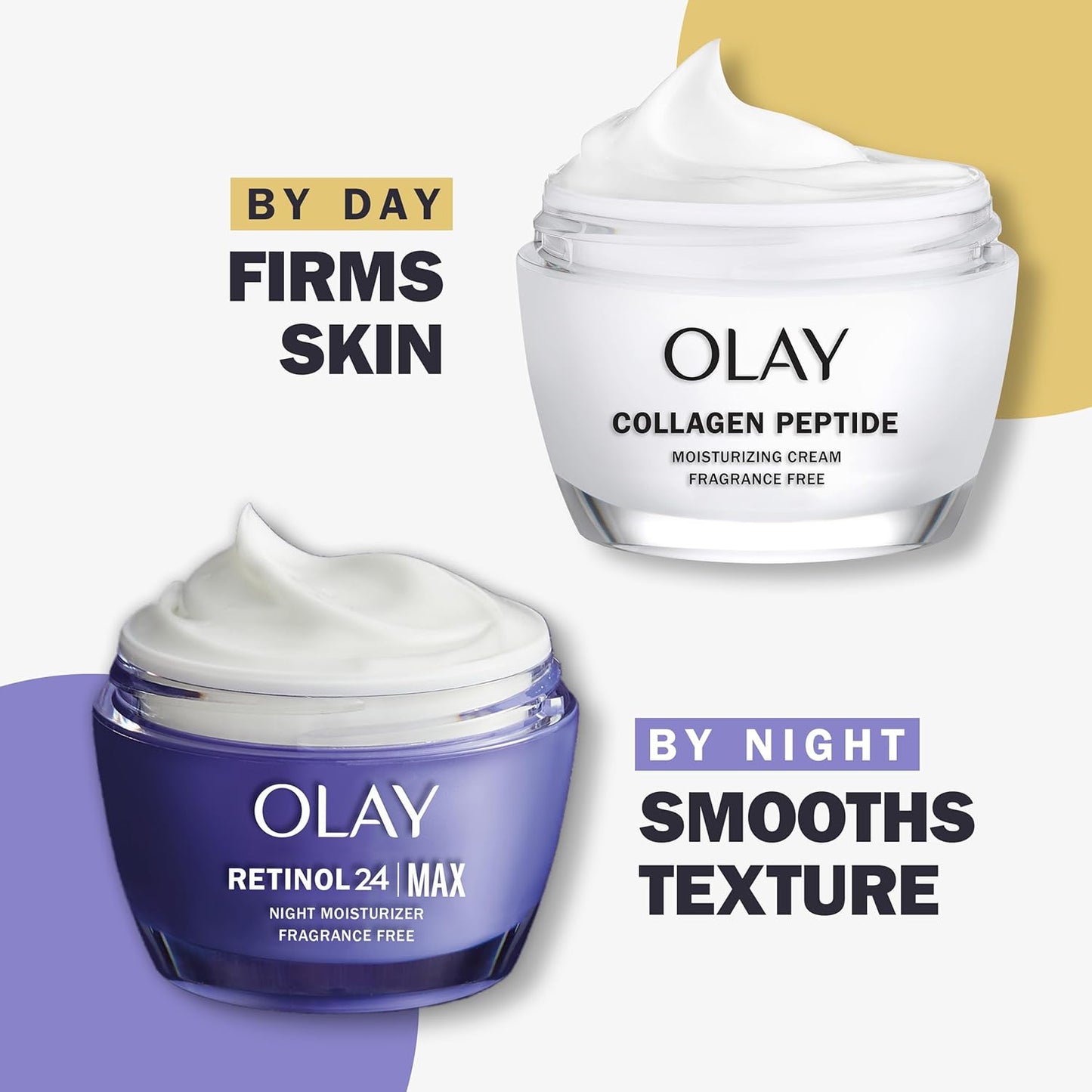 Olay Collagen Peptide Face Moisturizer, Firming Cream for Women, Fragrance-Free, Non-Greasy - Hydrating, Anti-Aging, Anti-Wrinkle, Smooth Fine Lines, Plumping Skin Care - Niacinamide, 50 mL