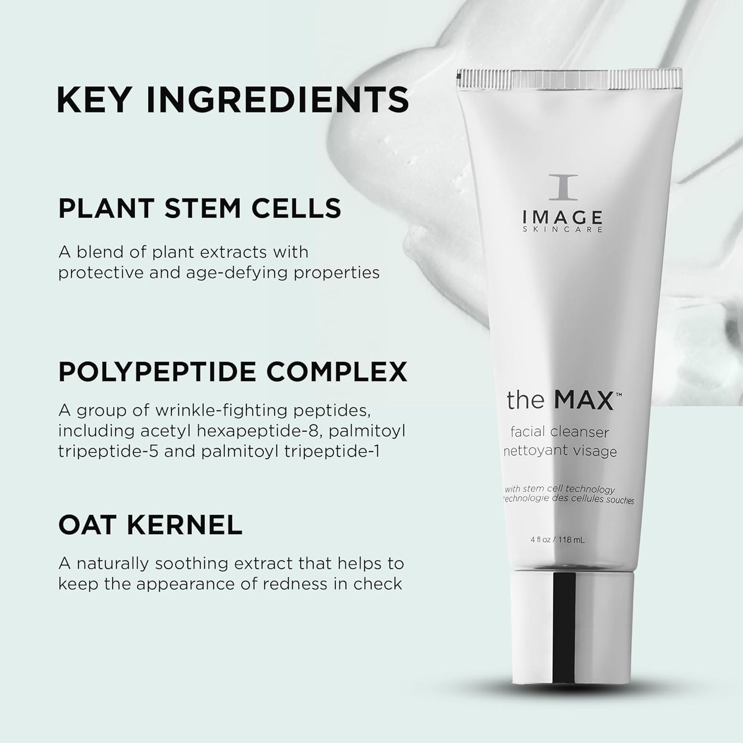 Image Skincare The Max Stem Cell Facial Cleanser, 4 ounces