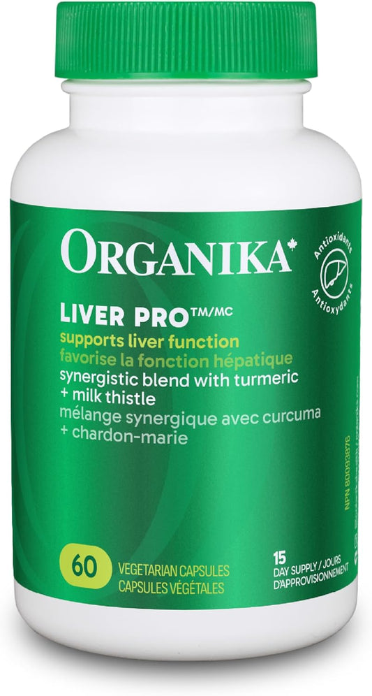Organika Liver Pro - 有助於保護和增強肝功能 - 60粒膠囊