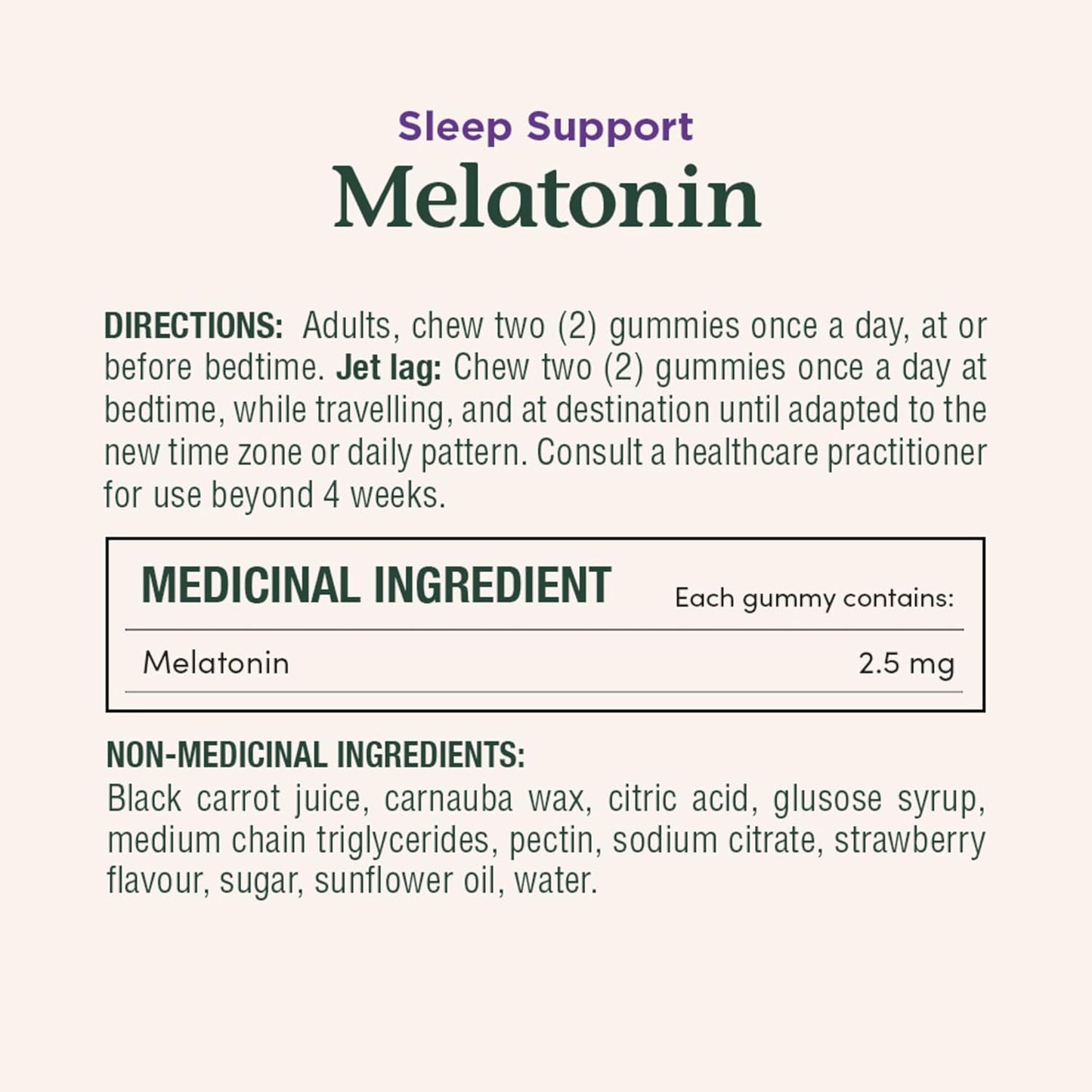 自然之寶褪黑素軟糖，有助於重置睡眠-覺醒週期，有助於增加總睡眠時間，有助於減少入睡時間，有助於減輕時差影響，草莓風味，150 克