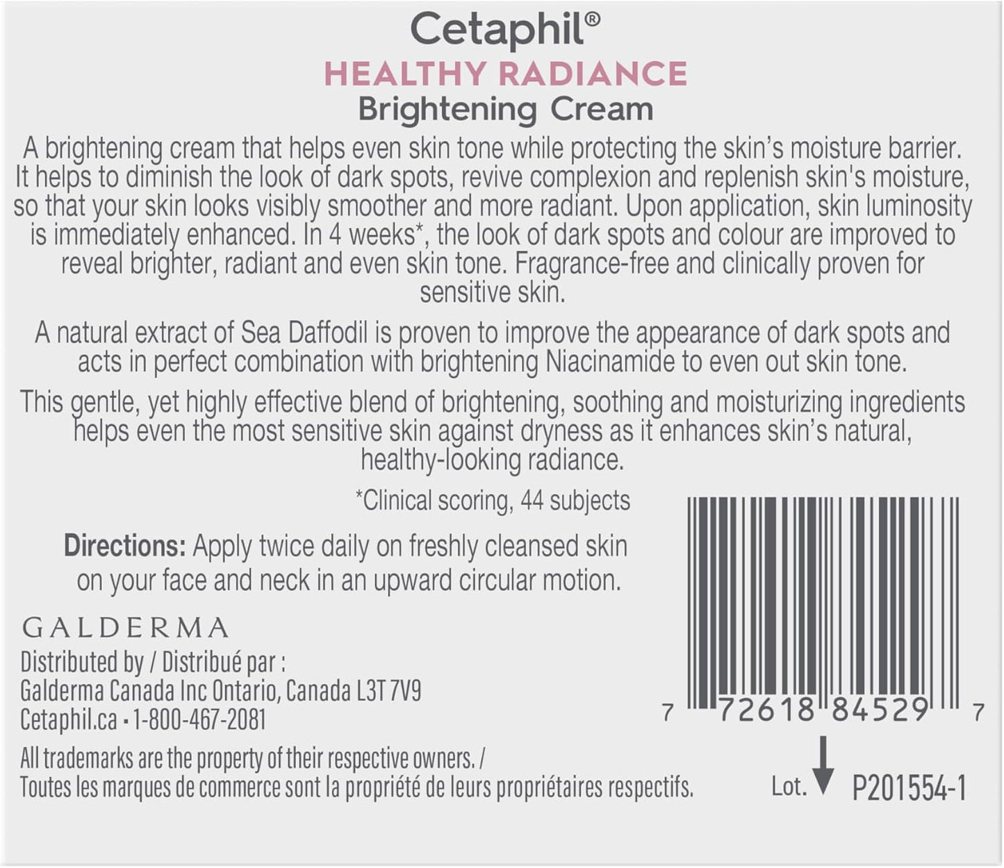 Cetaphil Healthy Radiance Brightening Cream