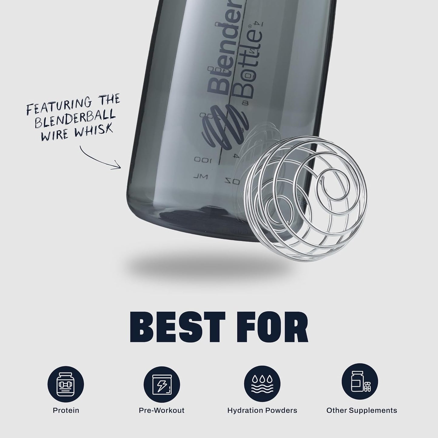 BlenderBottle SportMixer Twist Cap Tritan Grip Shaker Bottle, 28-Ounce, Teal C03213