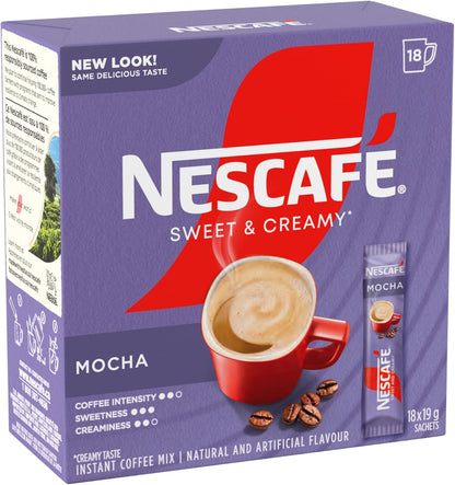 雀巢甜奶油摩卡速溶咖啡混合盒，摩卡，6 包