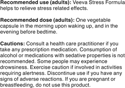 Veeva Stress Formula - 60 粒素食膠囊