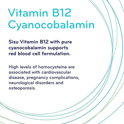SISU B12 1000 微克氰钴胺素 60 VC