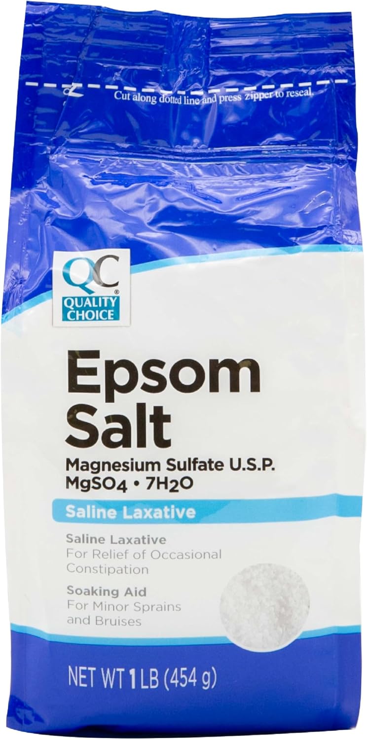 Quality Choice Epsom Salt, 1 Pound