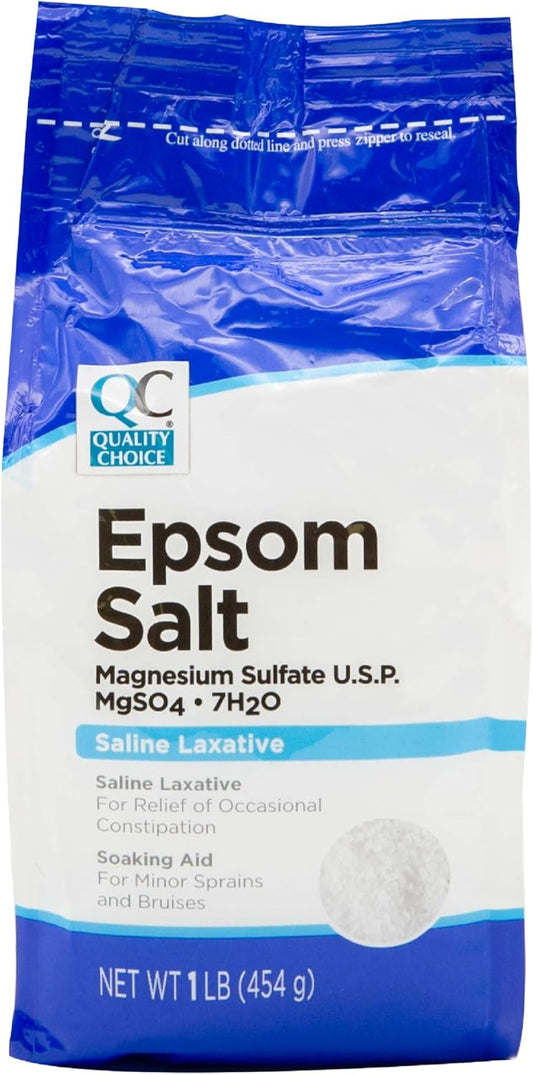 Quality Choice Epsom Salt, 1 Pound